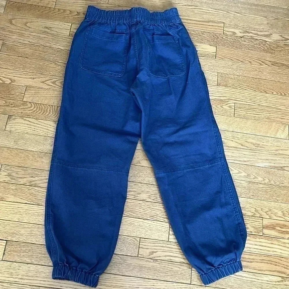 [L] Forever  21 Navy Blue Vintage Cargo Pants Double Pocket WMN - Picture 9 of 11